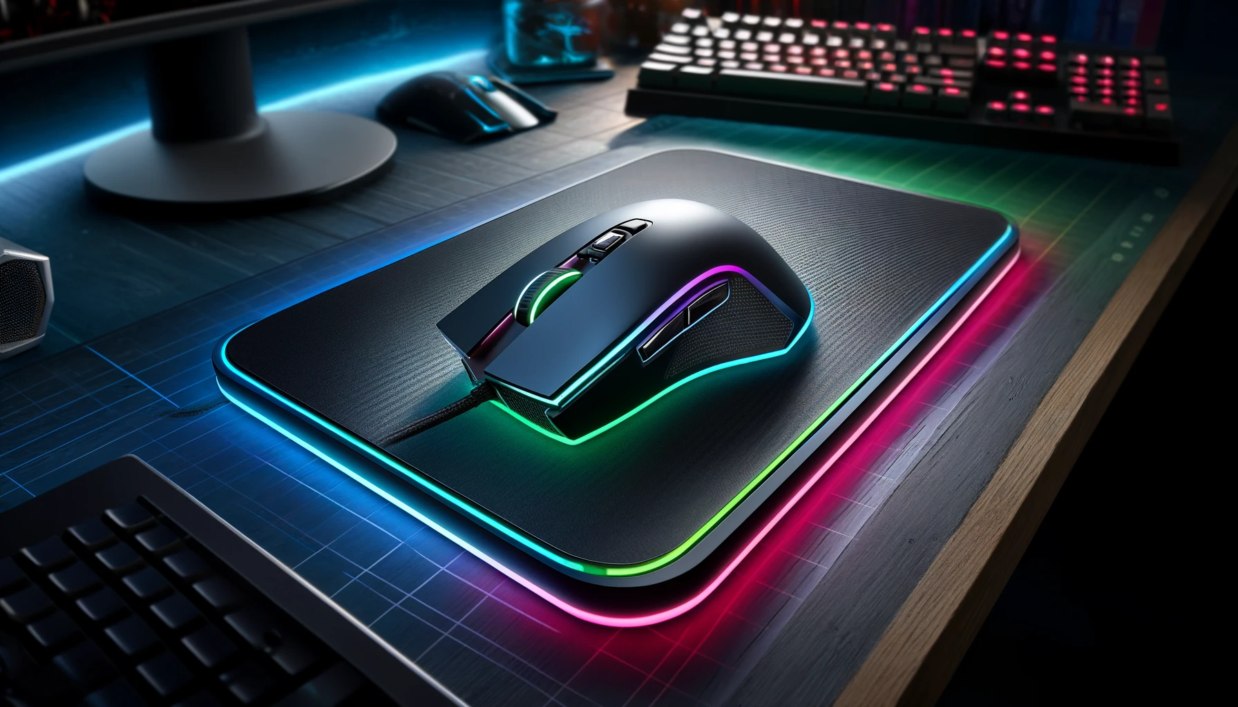 LuminEdge Pro - Ultimate RGB Gaming Mouse Pad